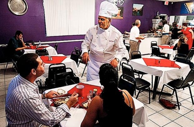 Serving Bosnian food is a 'dream'  