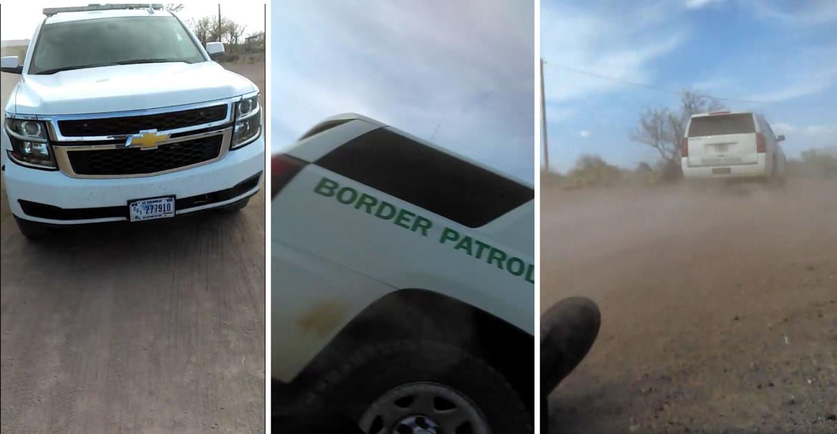 Border Patrol vehicle collides with pedestrian