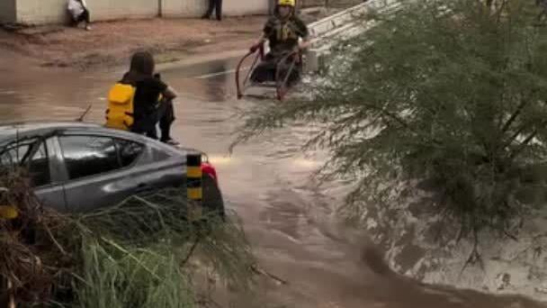 Tucson Fire responded to multiple swift-water calls Monday night