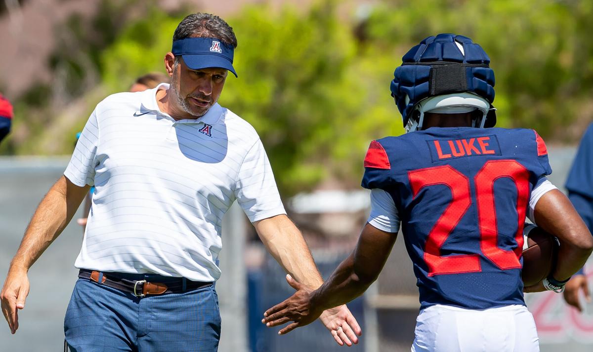 University of Arizona football practice, 2022