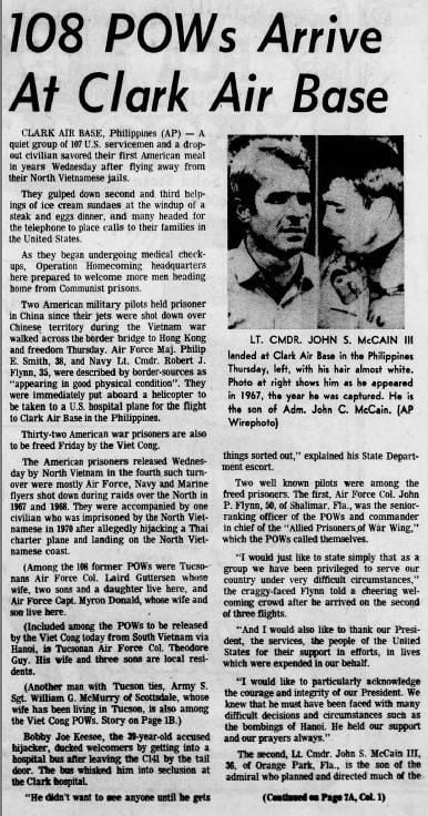 Arizona Daily Star article March 15, 1973