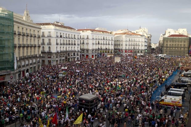 Thousands across Spain rally vs. austerity measures    