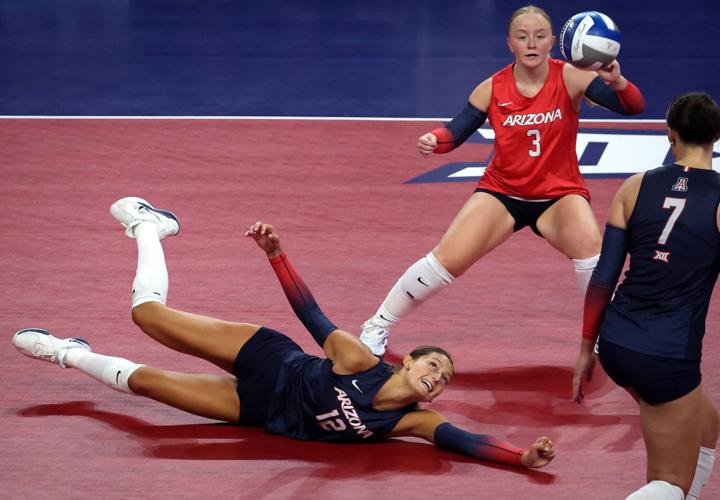 Red vs Blue volleyball match