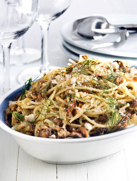 Mix sardines with pasta for a classic Sicilian dish    