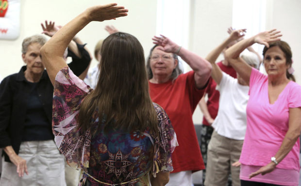 Slowing down with bit of tai chi    