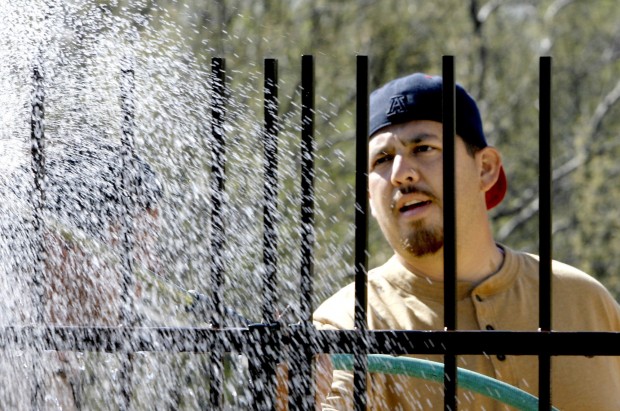 Doc provides care to burnt-adobe buildings   