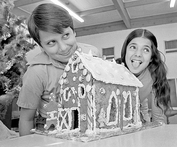 Tucson Time Capsule : kids built gingerbread village  