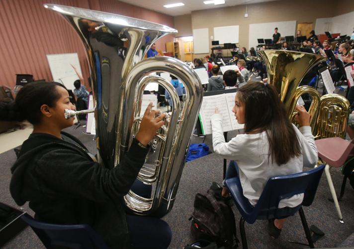 Band teacher Phillip Switzer