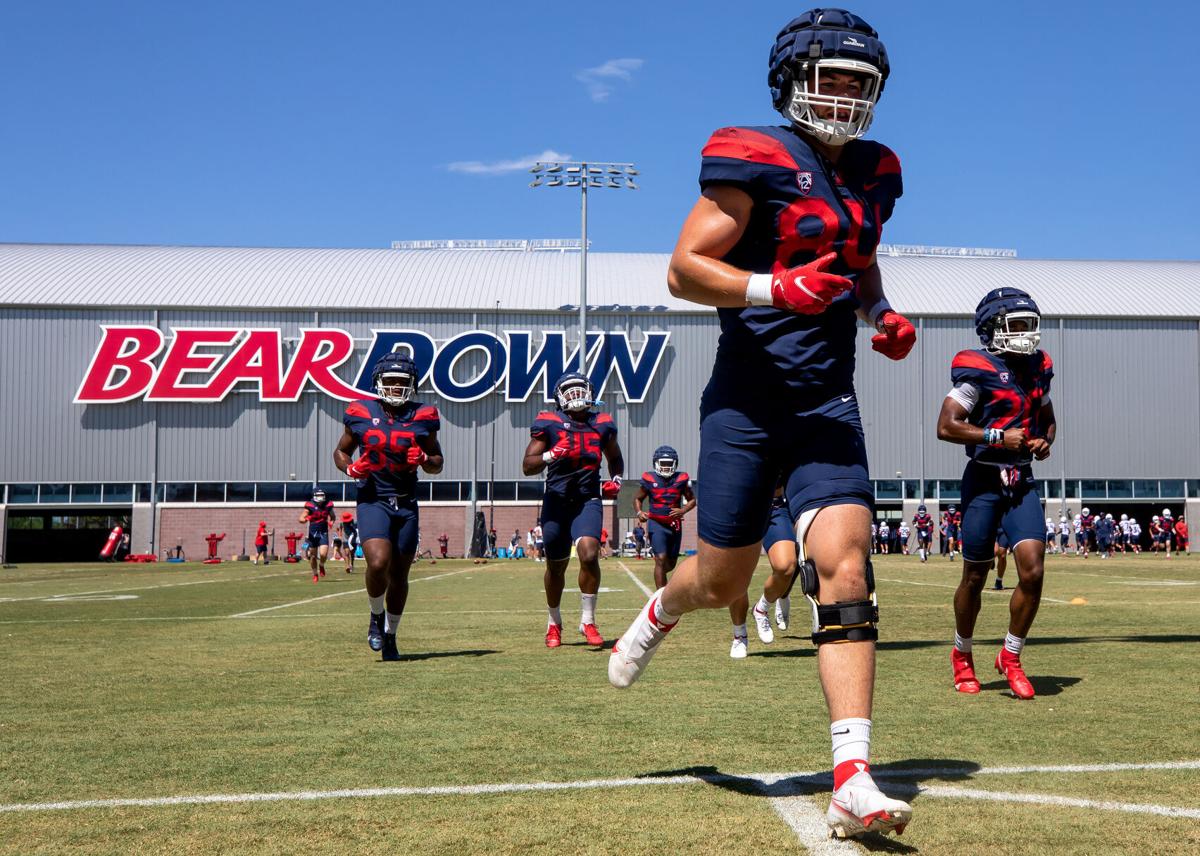 University of Arizona football practice, 2022