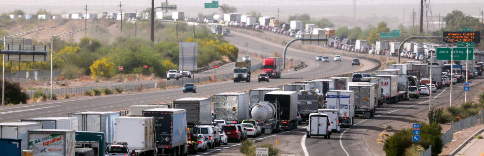 SUV driver arrested in school bus crash north of Tucson