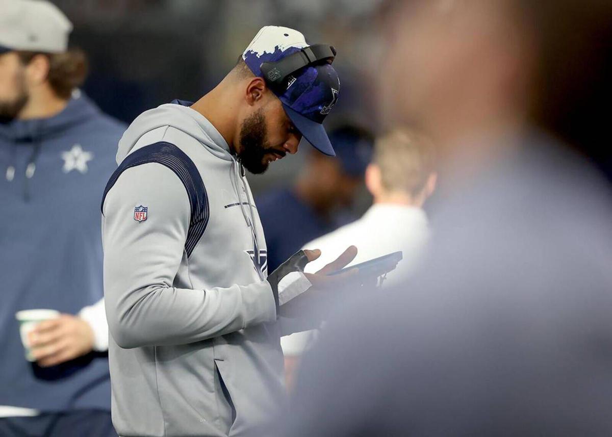 Vice president Stephen Jones said Dallas Cowboys QB Dak Prescott could return from his fractured right thumb as soon as two weeks.