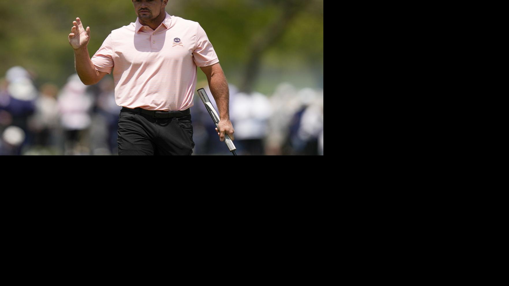 DeChambeau resurfaces at Oak Hill, leads PGA Championship