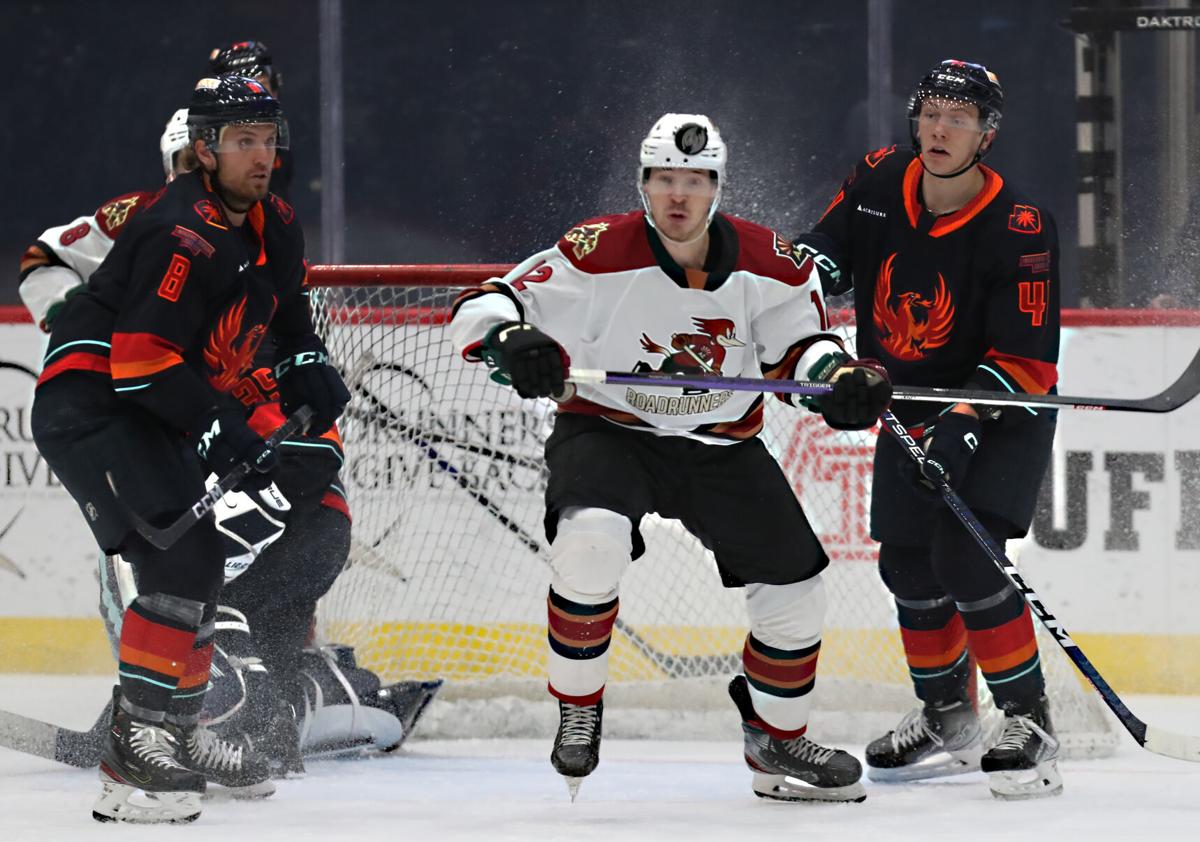 First Round, Game Three: Tucson Roadrunners (1) at Coachella Valley  Firebirds (5) 