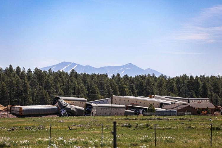 Train De-Rails Near Williams