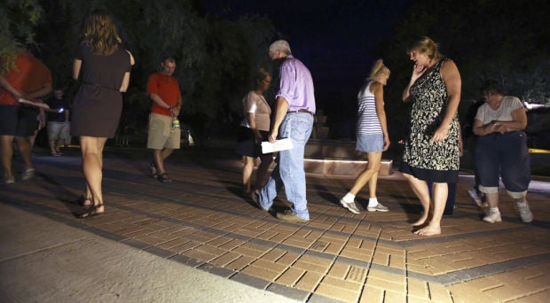 Spiritual walk under full moon    