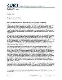 GAO report on A-10, June 2015