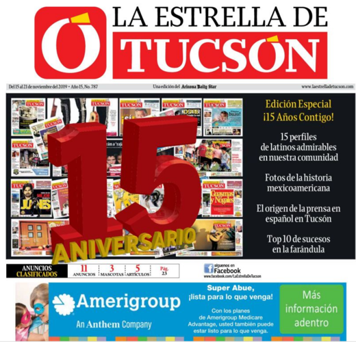 Cover 15 años La Estrella