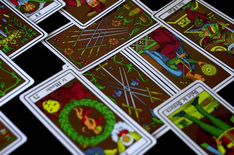 A set of Tarot cards