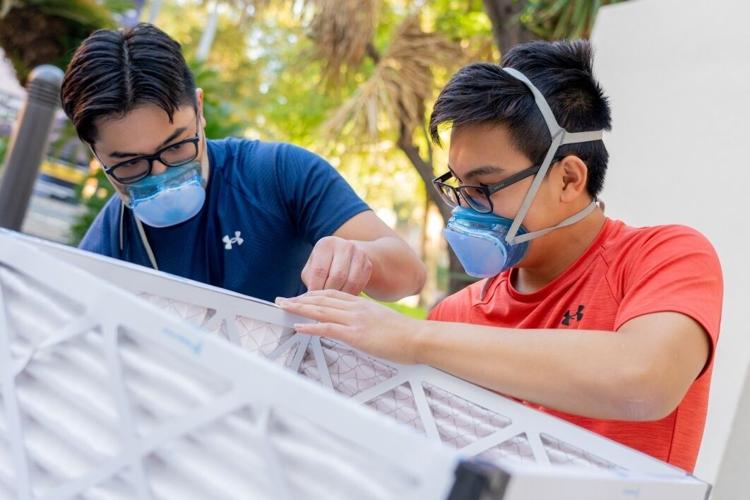 DIY filtration boxes from ASU help fight COVID spread among homeless