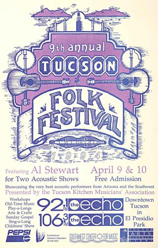 Tucson Folk Festival posters