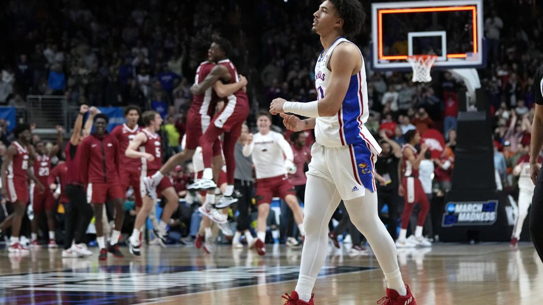 March Madness continues: Arkansas ousts defending champ Kansas