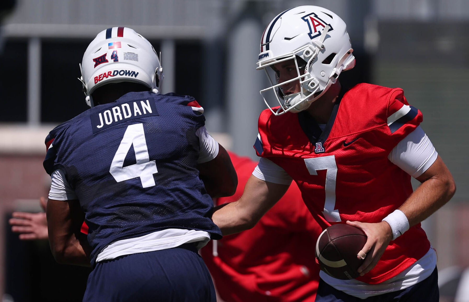 Arizona fall football practice 2