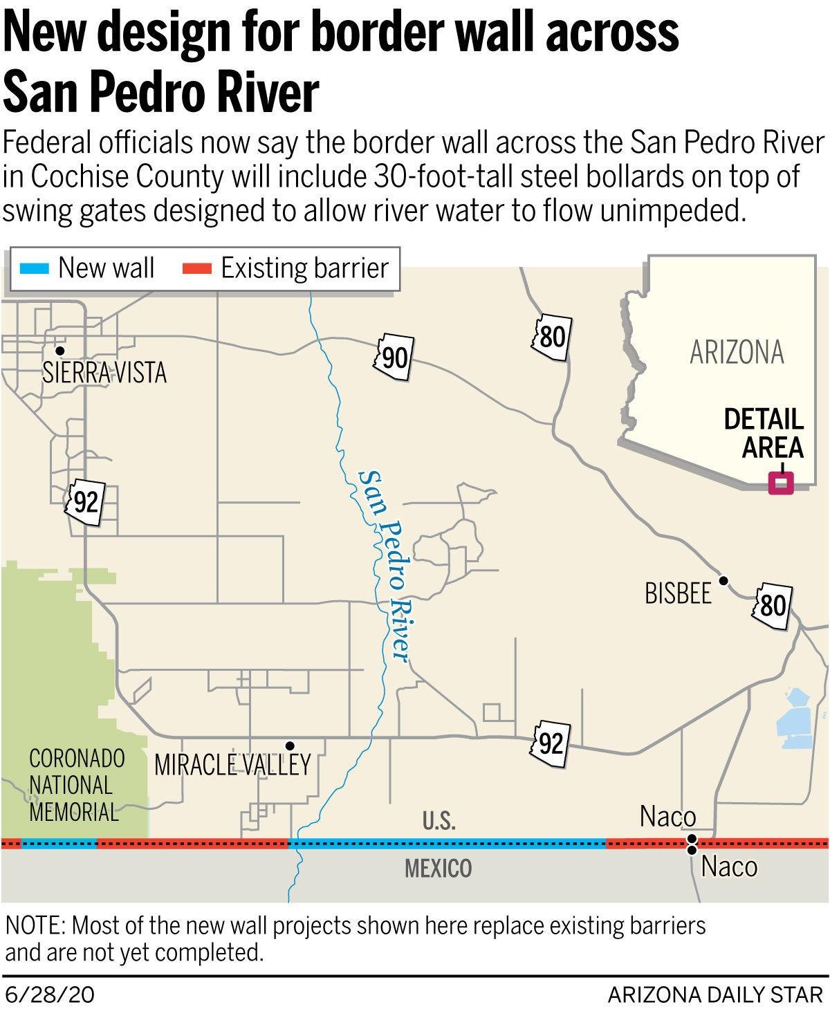 Feds Reveal Details For Border Wall That Will Span San Pedro River Local News Tucson Com