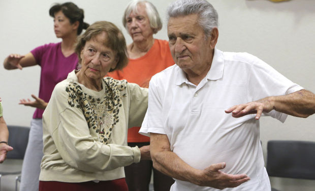 Slowing down with bit of tai chi    