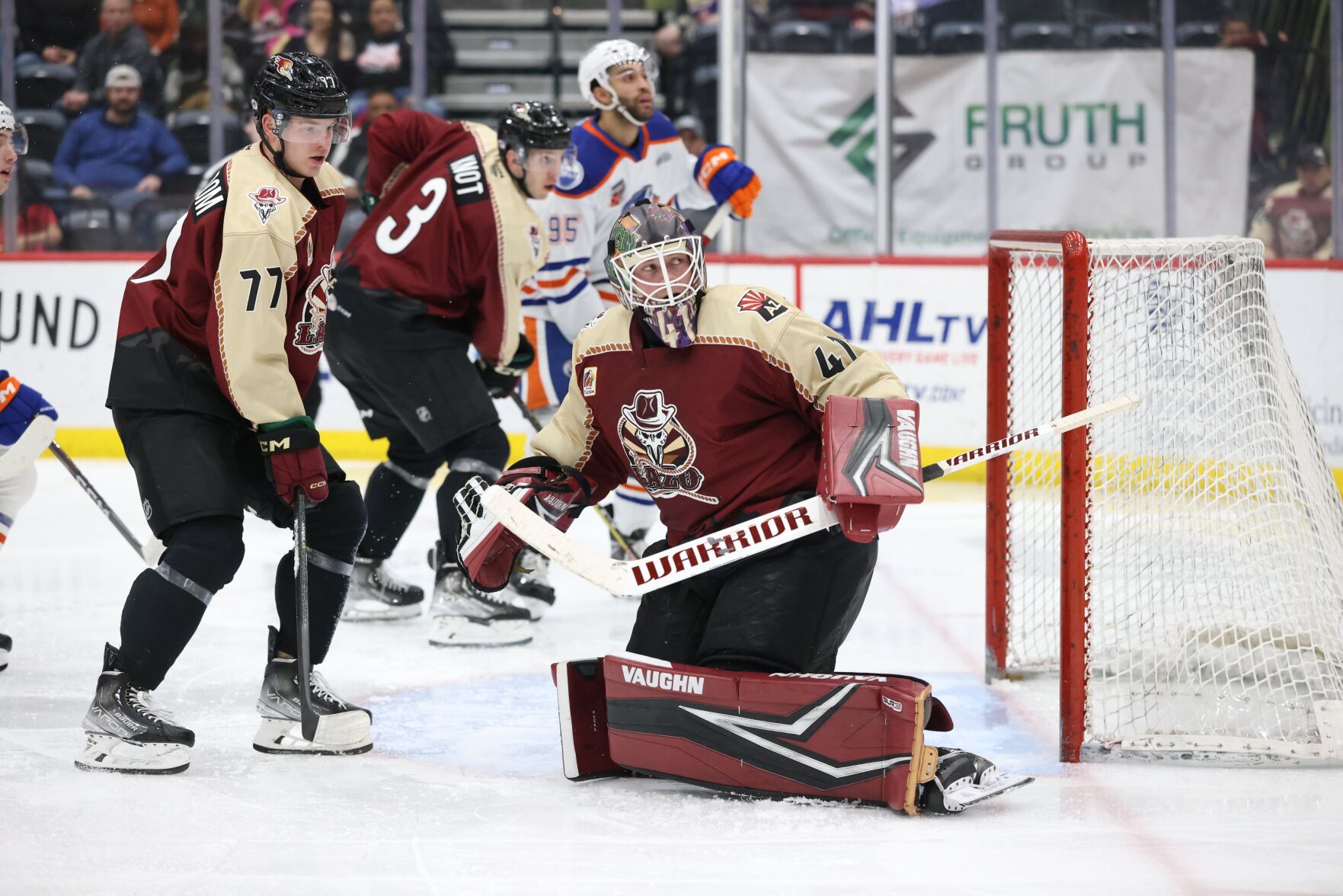 Goalie Tyler Parks Returns To Tucson Roadrunners, Immediately Pays ...