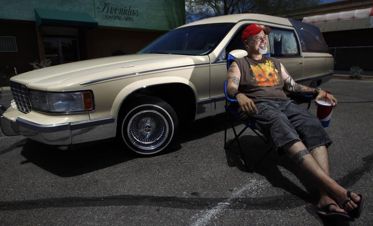 Neto S Tucson Low Rider Caddie Hearse Draws Attention