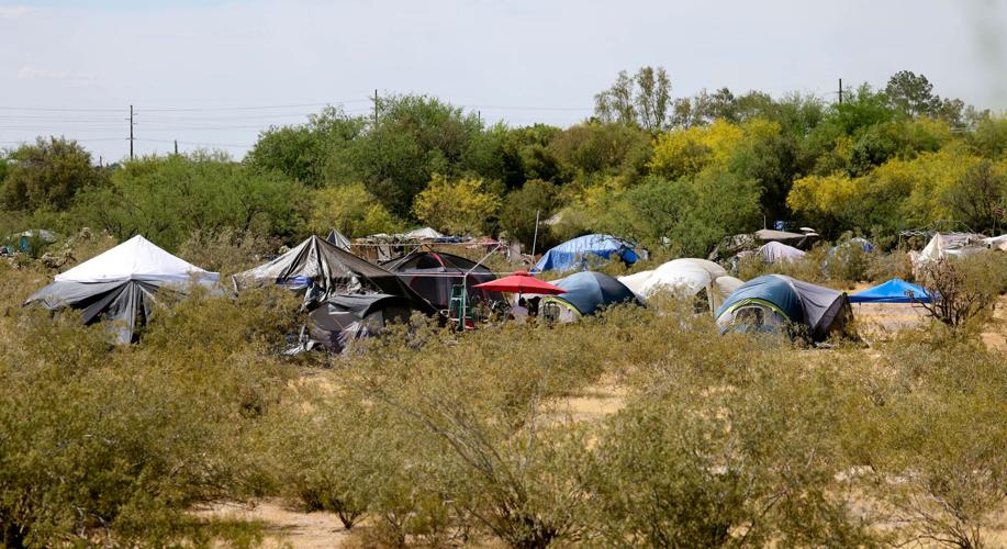 Portion of Tucson's biggest homeless camp gets clear-out notice