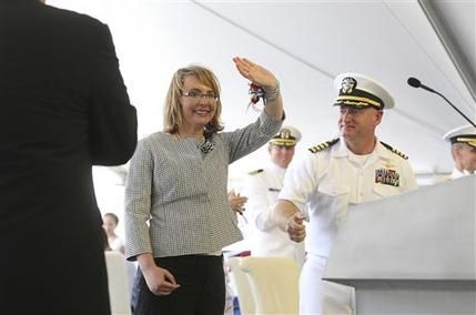 LCS Gabrielle Giffords Christening