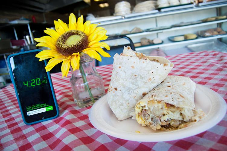 La Palma breakfast burrito