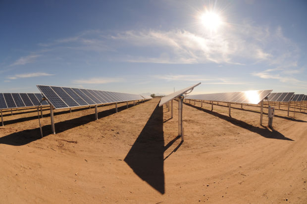 16.4 MW solar array at D-M