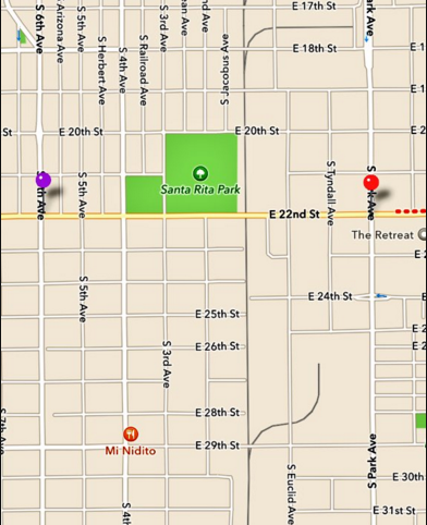 22nd St. from Park to 6th closed through tomorrow