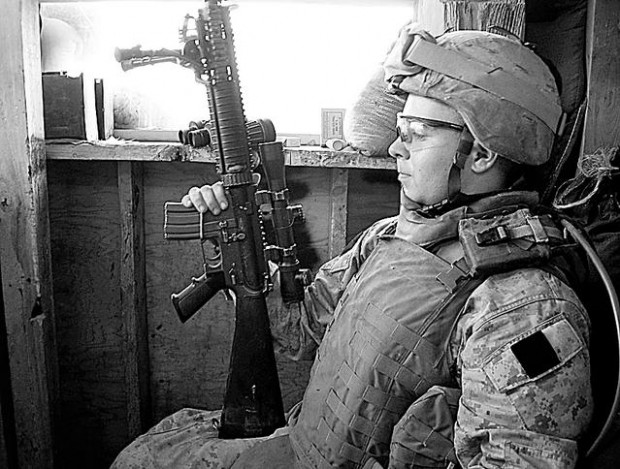 Lifetime of shooting serves Marine sniper well  