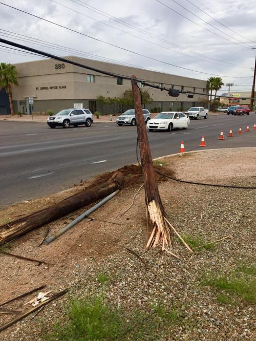 Eastbound Fort Lowell closed