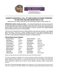 Karl Malone preseason 2023-24 watch list