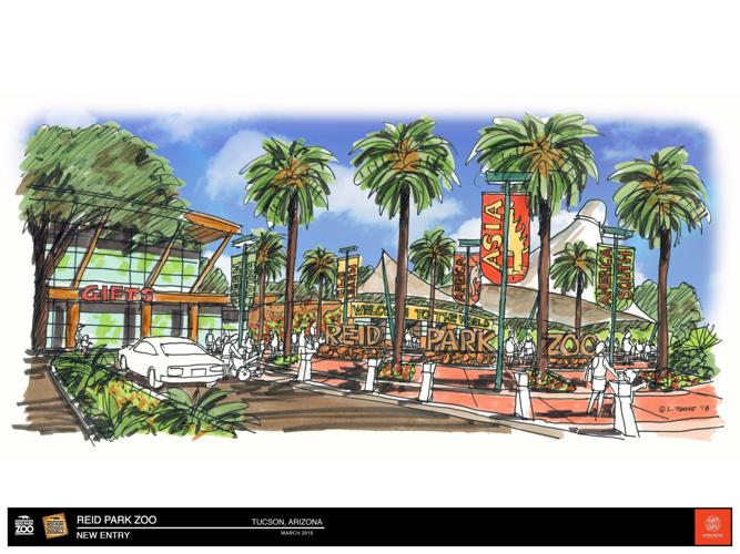 Reid Park Zoo welcome plaza