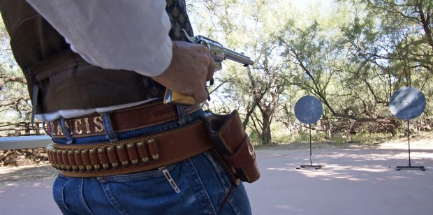Guns are a-blazin' at fast-draw fest   