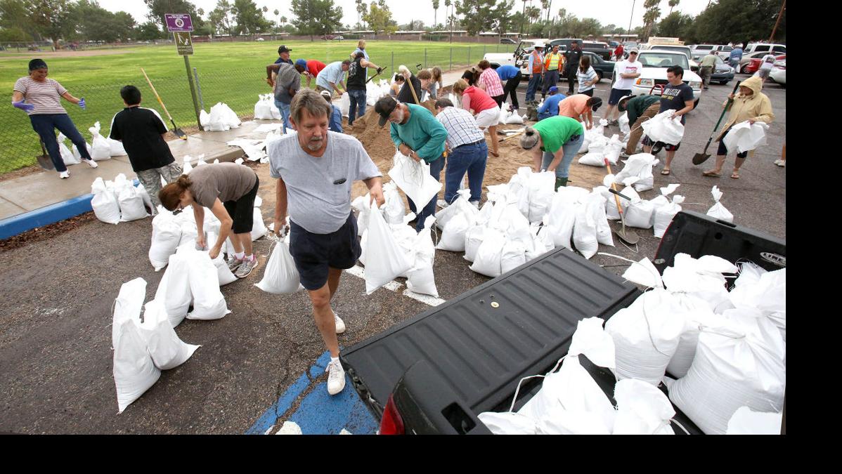 Pick up free sandbags at two Tucson locations today