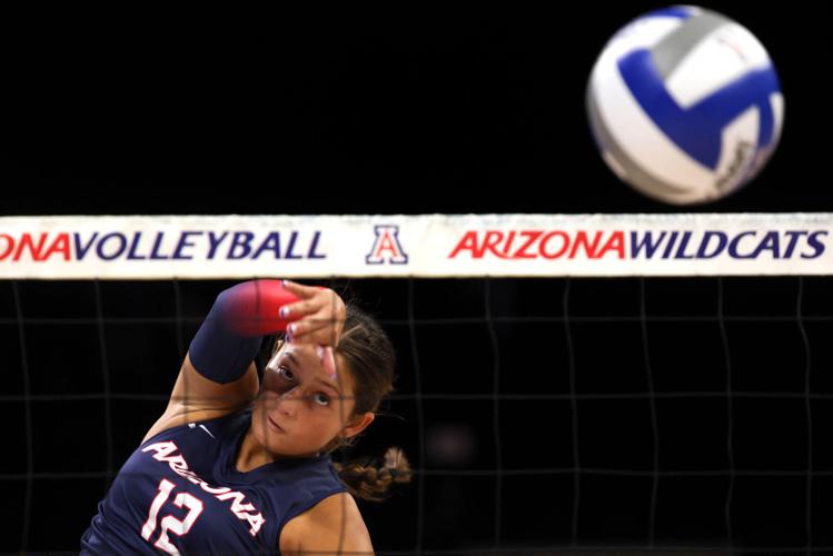 Red and Blue volleyball game