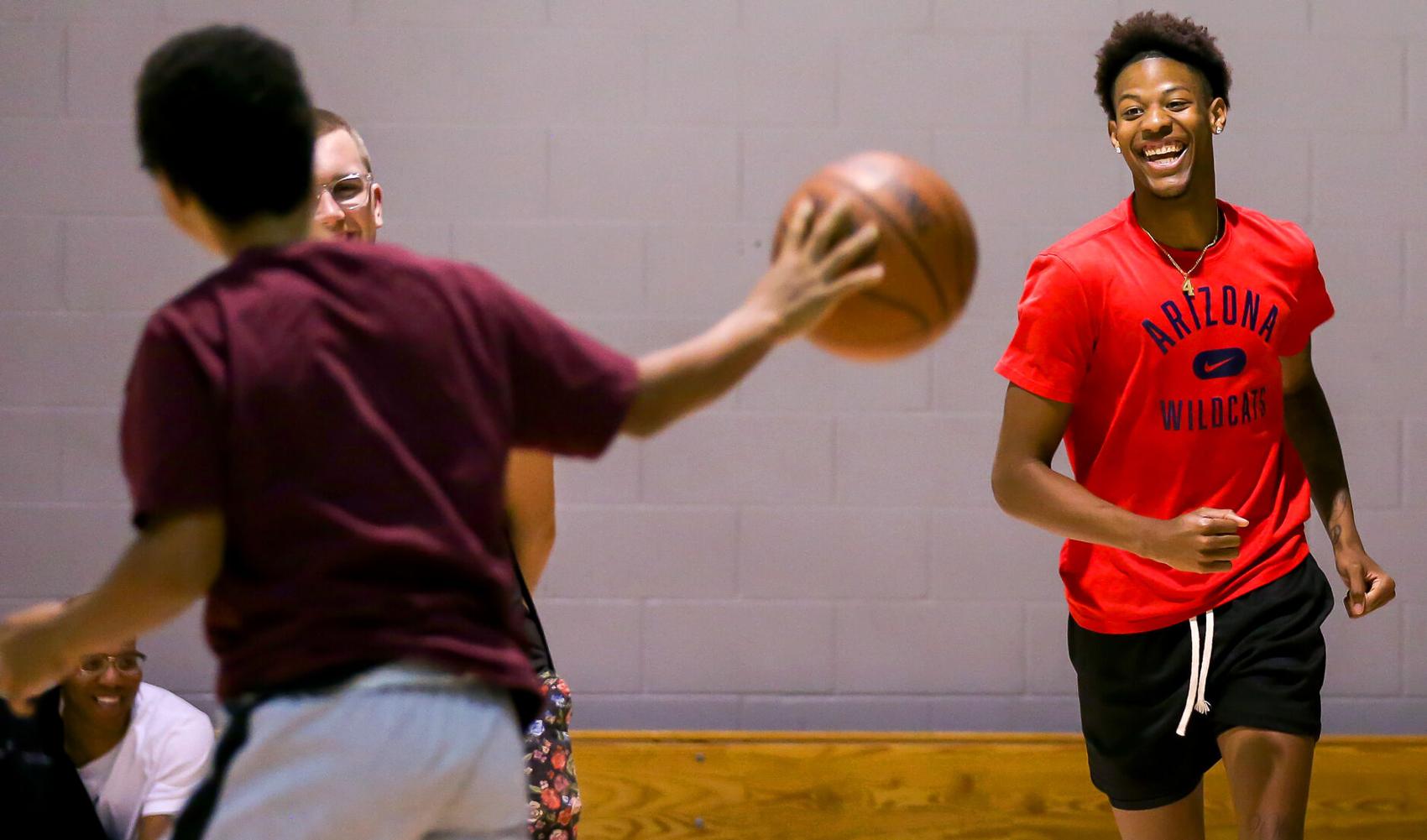 New basketball court at Boys & Girls Clubs of Tucson Jim & Vicki Click Clubhouse