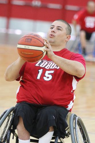 Wheelchair hoops