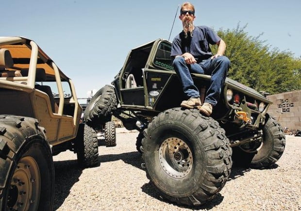 Climb into car that can go vertical  