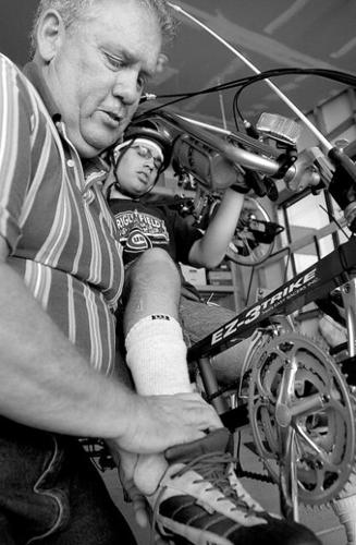 Sunday Special: Cyclist with cerebral palsy uses race as starting point - he plans to walk  