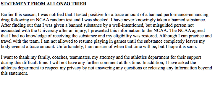 Trier statement