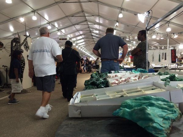 Tucson gem show tents