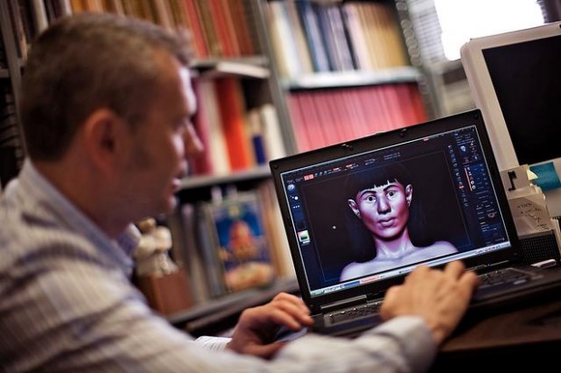 Artists give mummy a face  