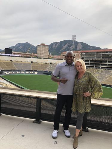 Carrie Cecil and Mel Tucker